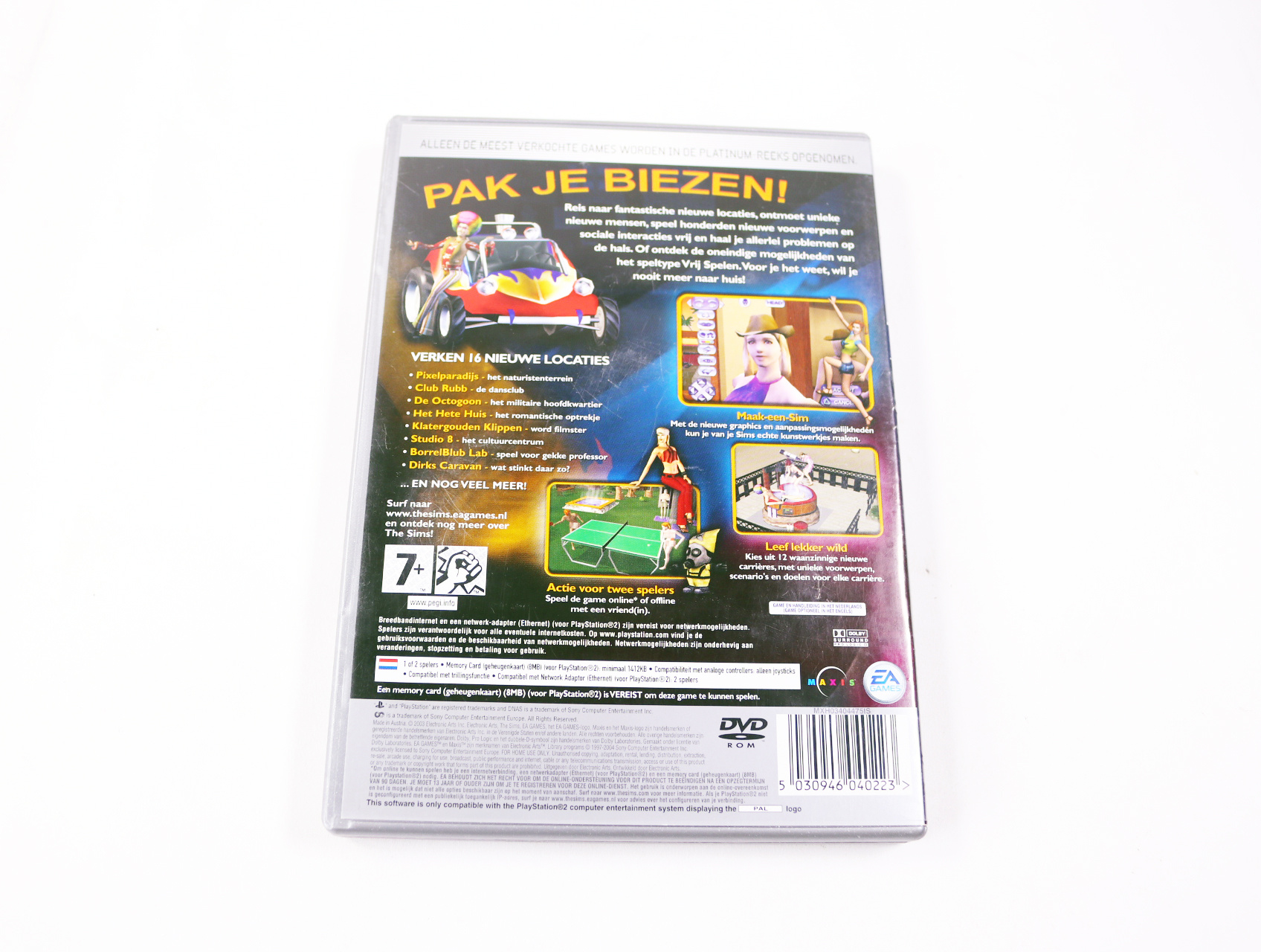 Playstation 2 - The Sims: Bustin' Out [Platinum] - productfoto 2