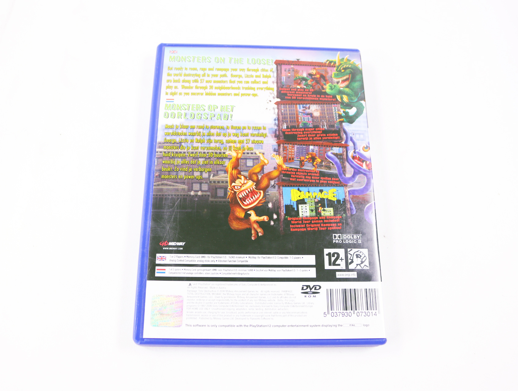 PlayStation 2 - Rampage: Total Destruction - productfoto 2