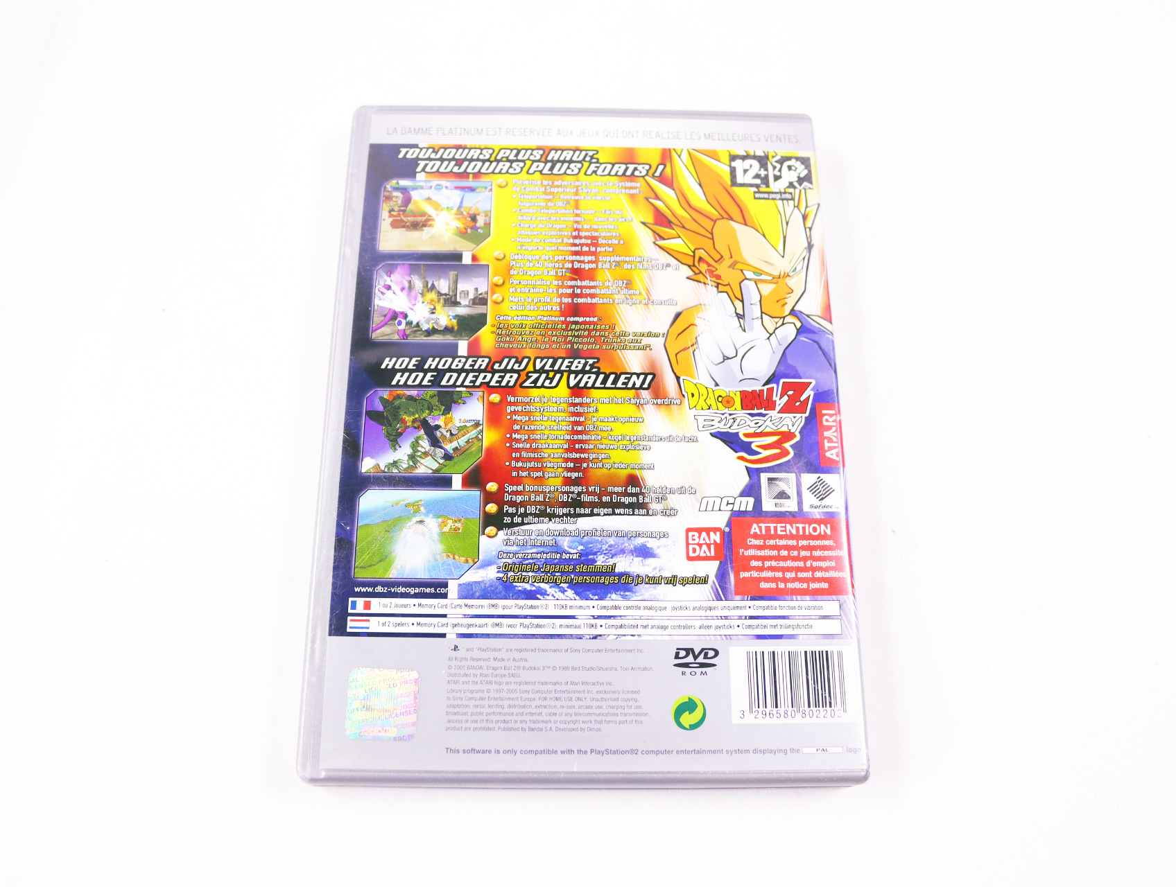 PlayStation 2 - Dragon Ball Z: Budokai 3 [Platinum] - productfoto 2
