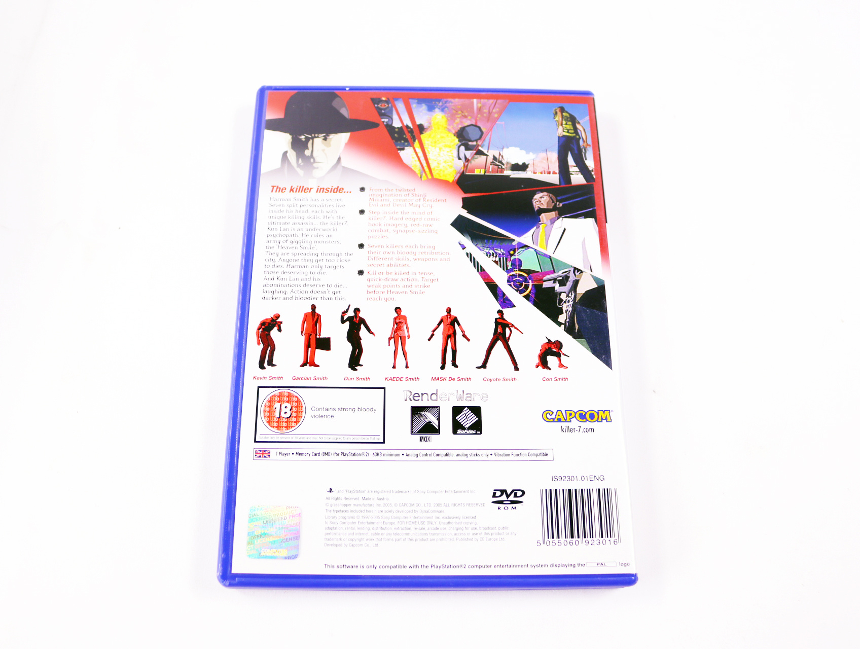 PlayStation 2 - Killer7 - Grasshopper Manufacture - productfoto 2