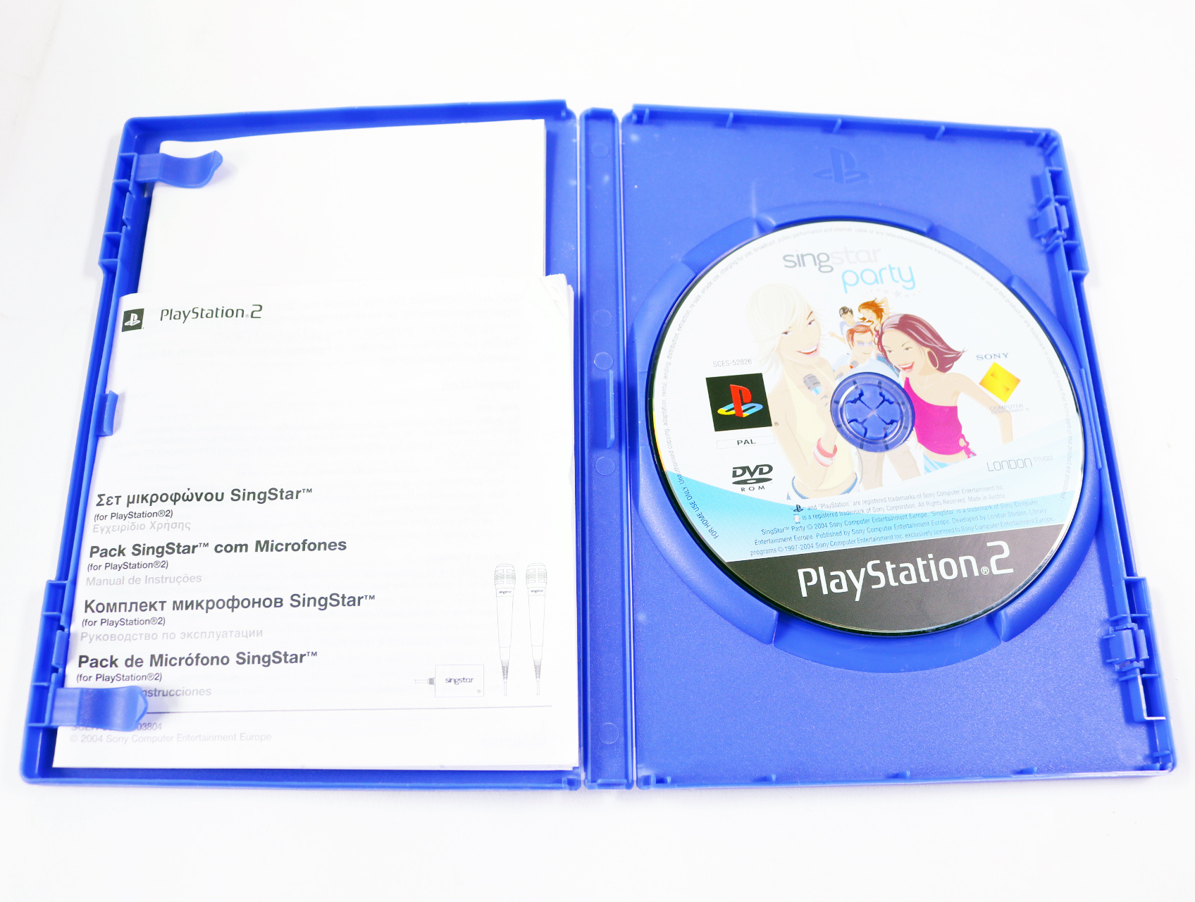 Playstation 2 - SingStar Party - productfoto 2