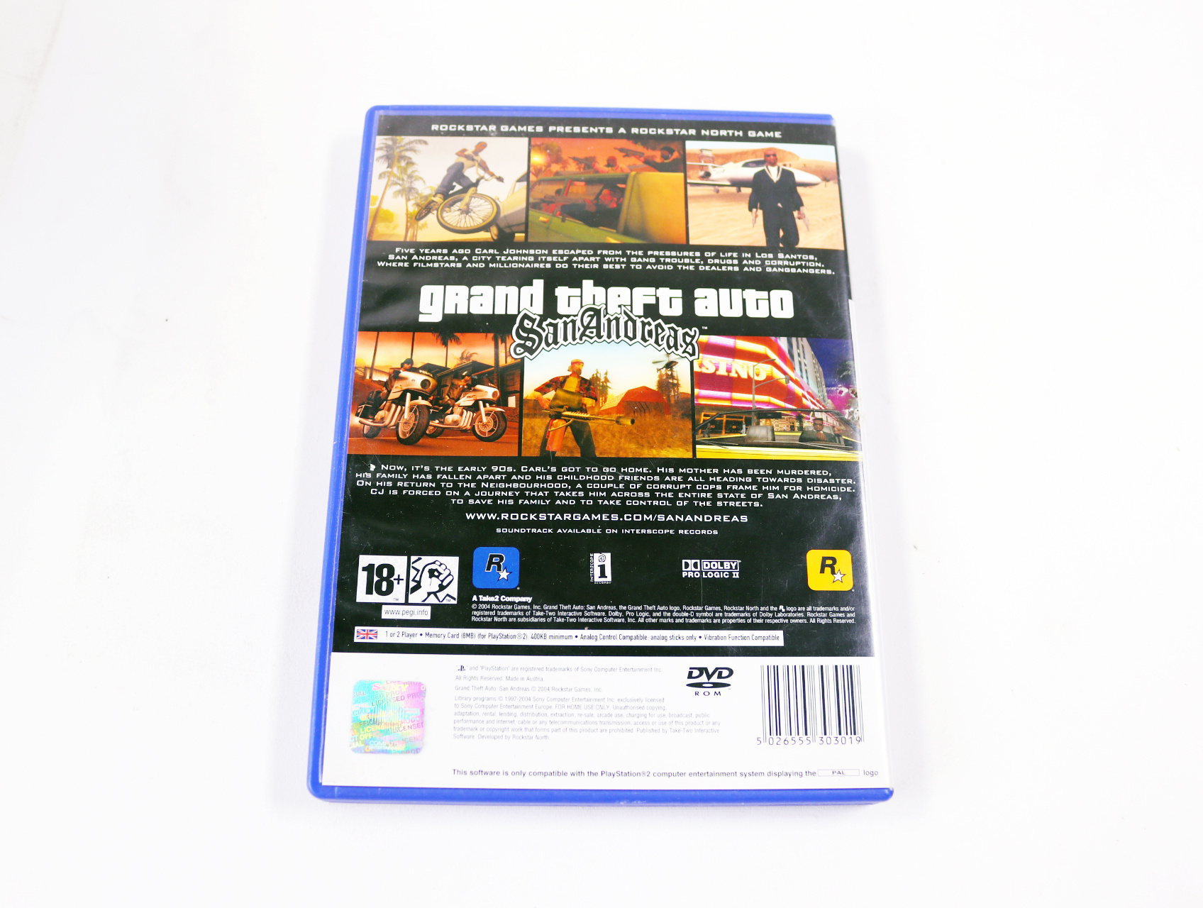 Playstation 2 - Grand Theft Auto: San Andreas - productfoto 2