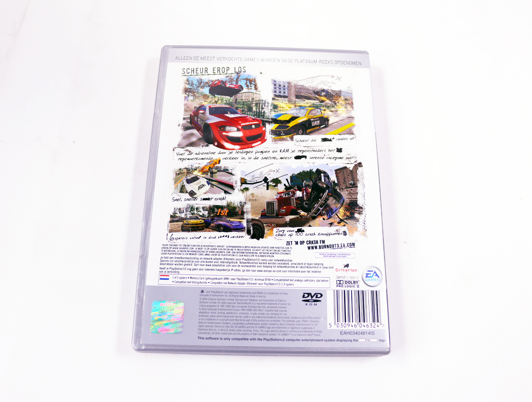 Playstation 2 - Burnout 3: Takedown [Platinum] - productfoto 2