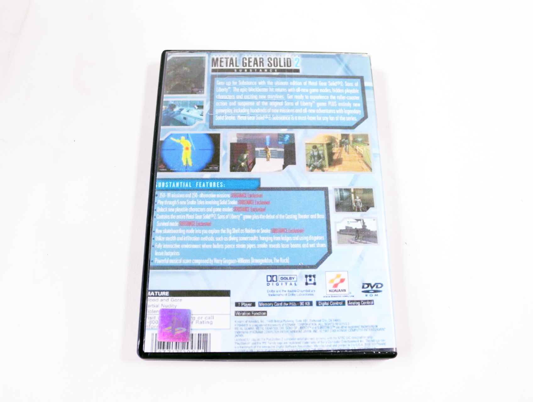 Playstation 2 - Metal Gear Solid 2: Substance - productfoto 3