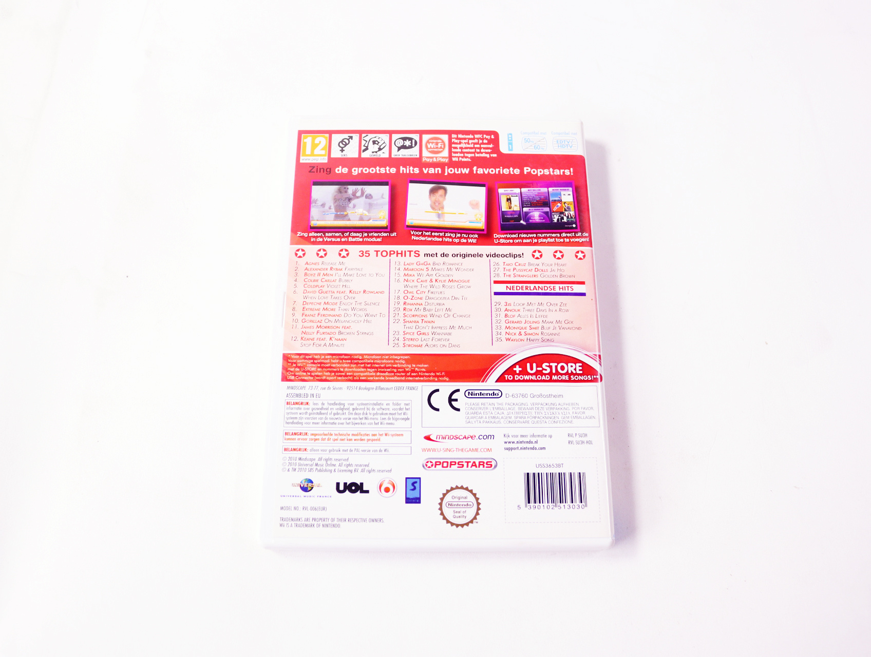 Wii - U-Sing 2: Popstars Edition - productfoto 2