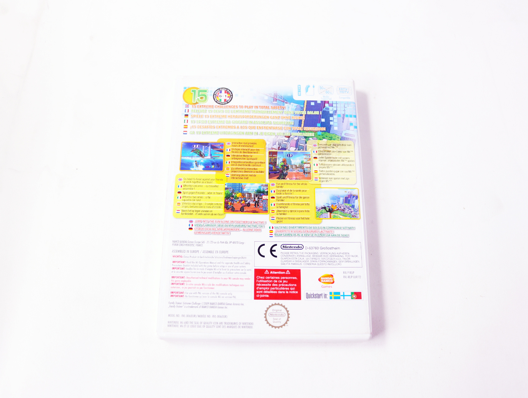Wii - Family Trainer: Extreme Challenge - productfoto 2