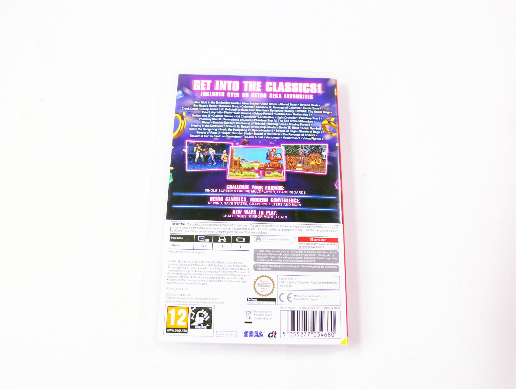 Nintendo Switch - SEGA Mega Drive Classics - productfoto 2