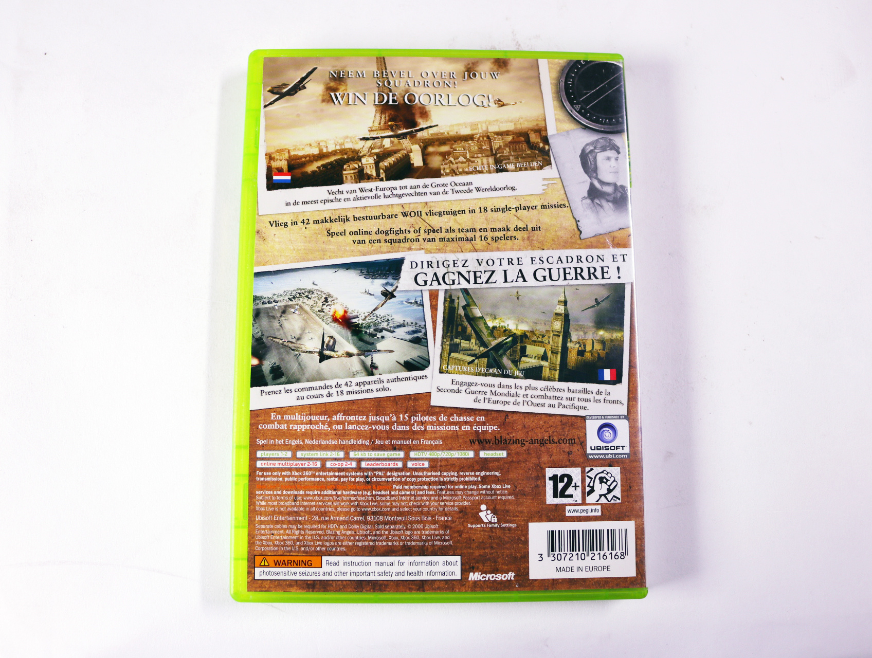 Xbox 360 - Blazing Angels: Squadrons of WWII - productfoto 2