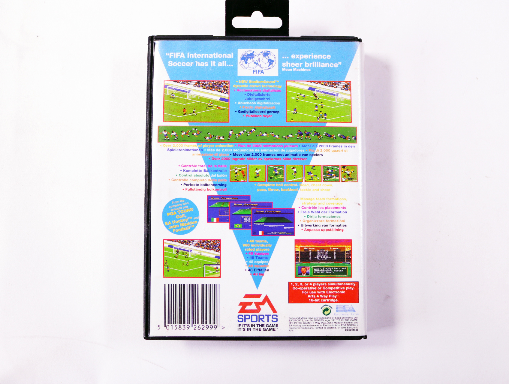 SEGA Mega Drive - FIFA International Soccer - productfoto 2