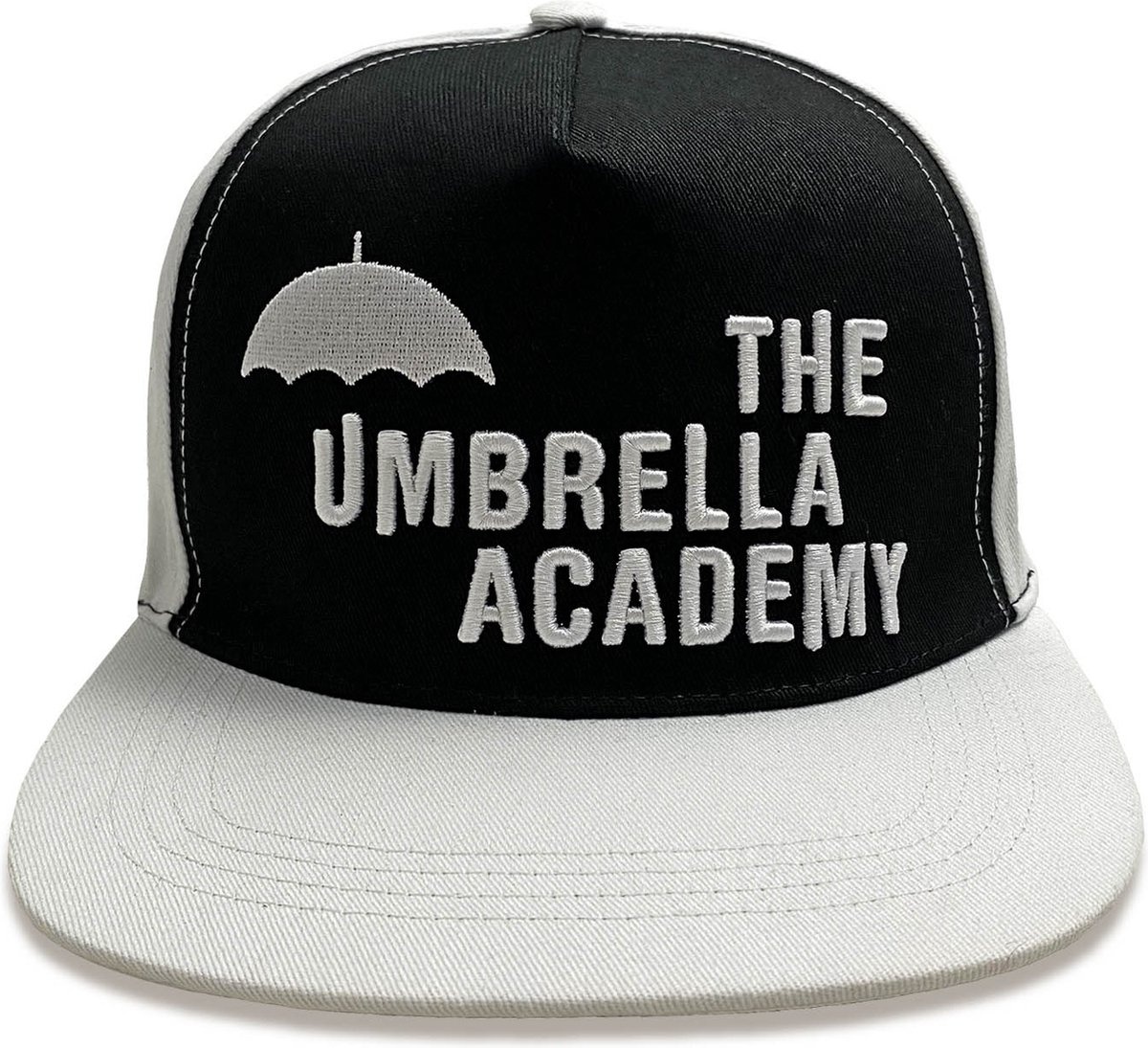 The Umbrella Academy - Mono Logo Zwart en Wit Snapback Cap