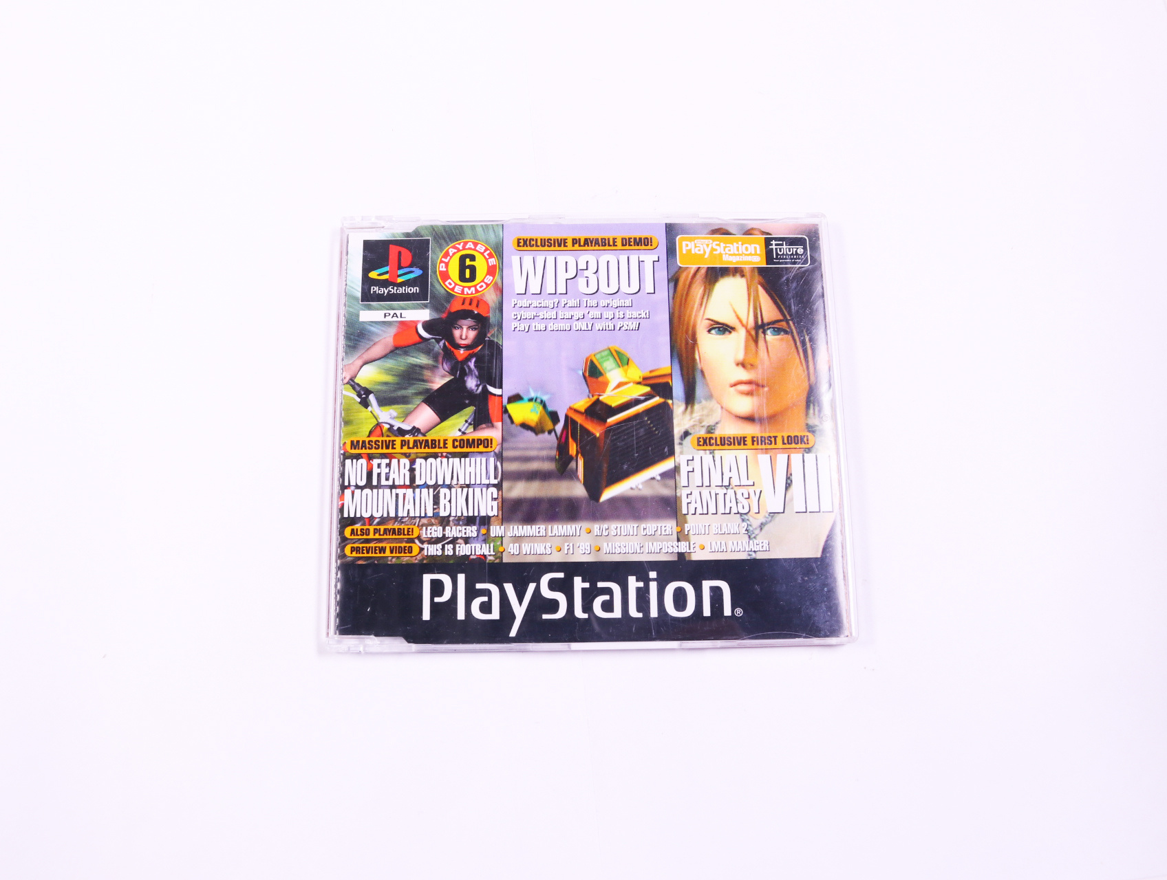 Playstation 1 - Demo Disk : Wipeout 3 / Final Fantasy VIII / No Fear Downhill