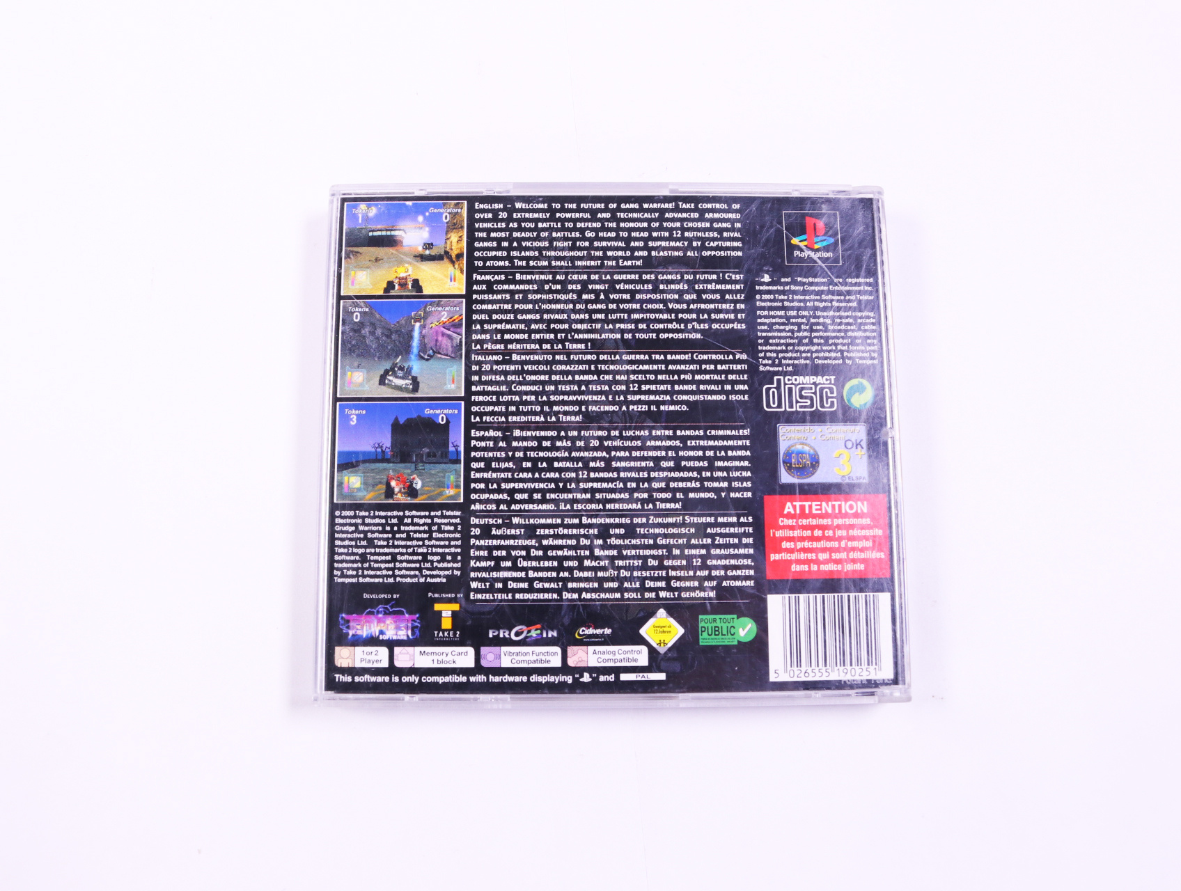 Playstation 1 - Spec Ops: Airborne Commando - productfoto 3
