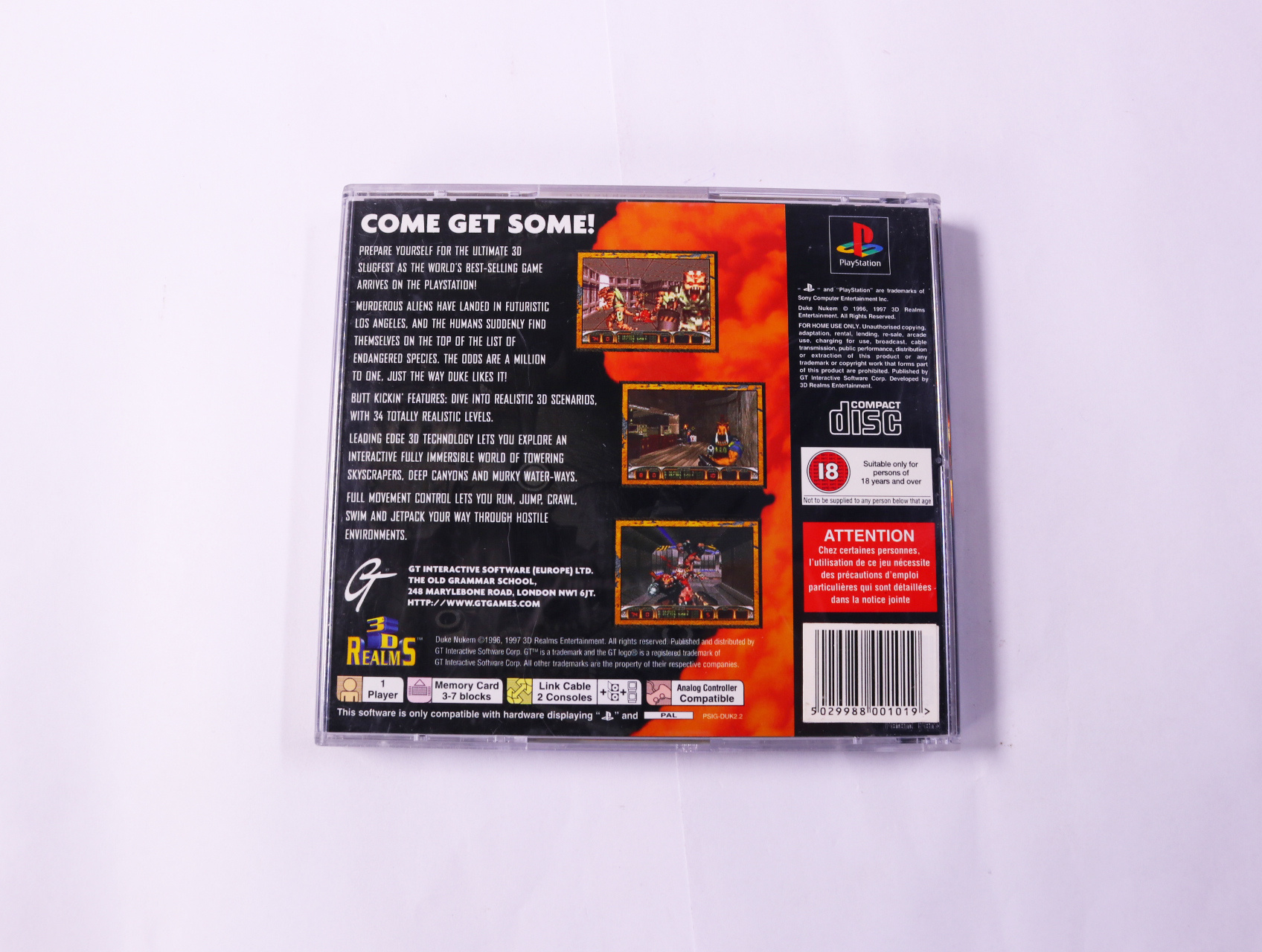 PlayStation 1 - Duke Nukem - productfoto 3