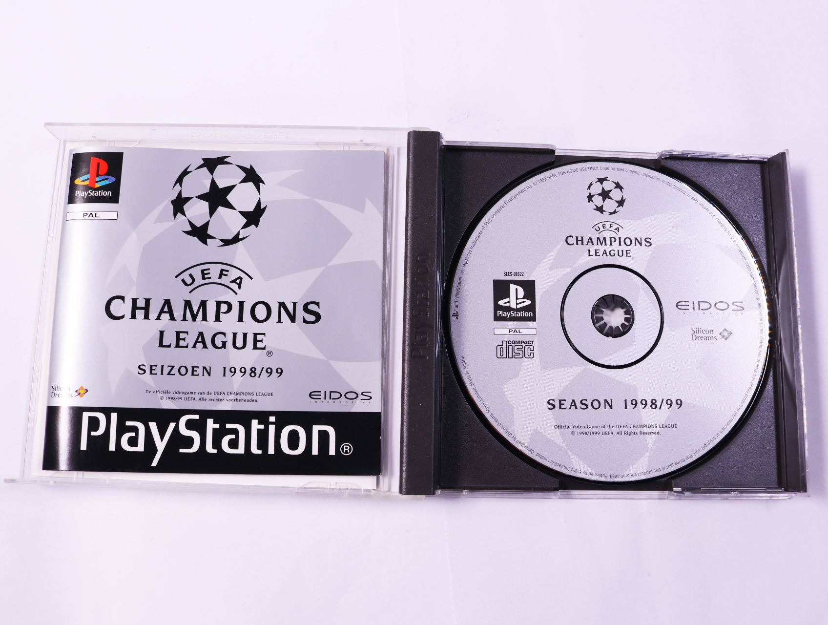 Playstation 1 - UEFA Champions League Season 1998/99 - productfoto 2