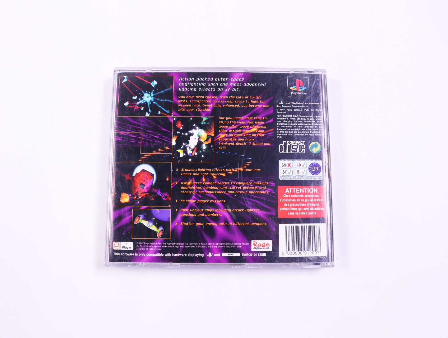 PlayStation 1 - Darklight Conflict - productfoto 3