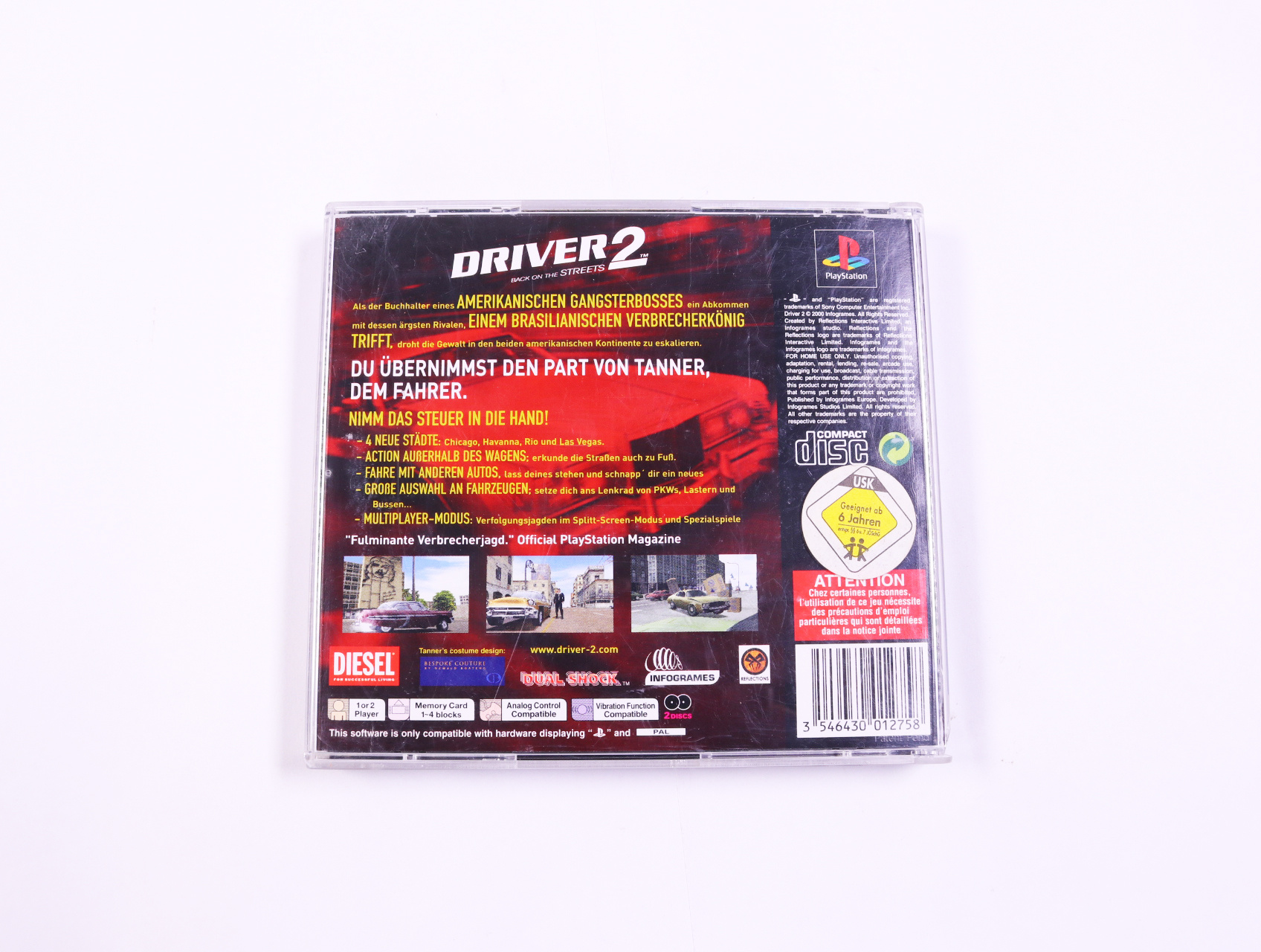 PlayStation 1 - Driver 2 [No Manual] - productfoto 3