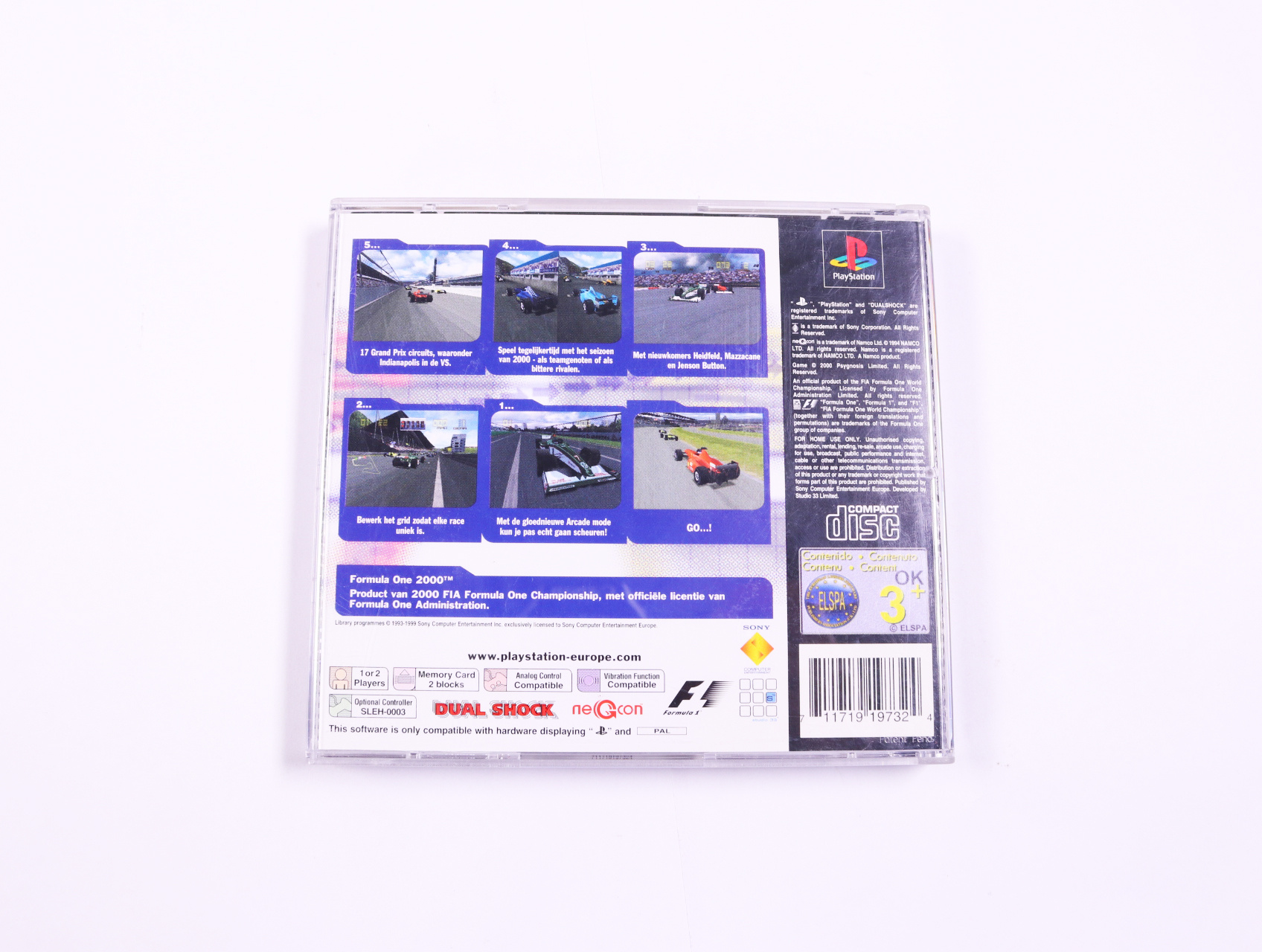 PlayStation 1 - Formula One 2000 - productfoto 3
