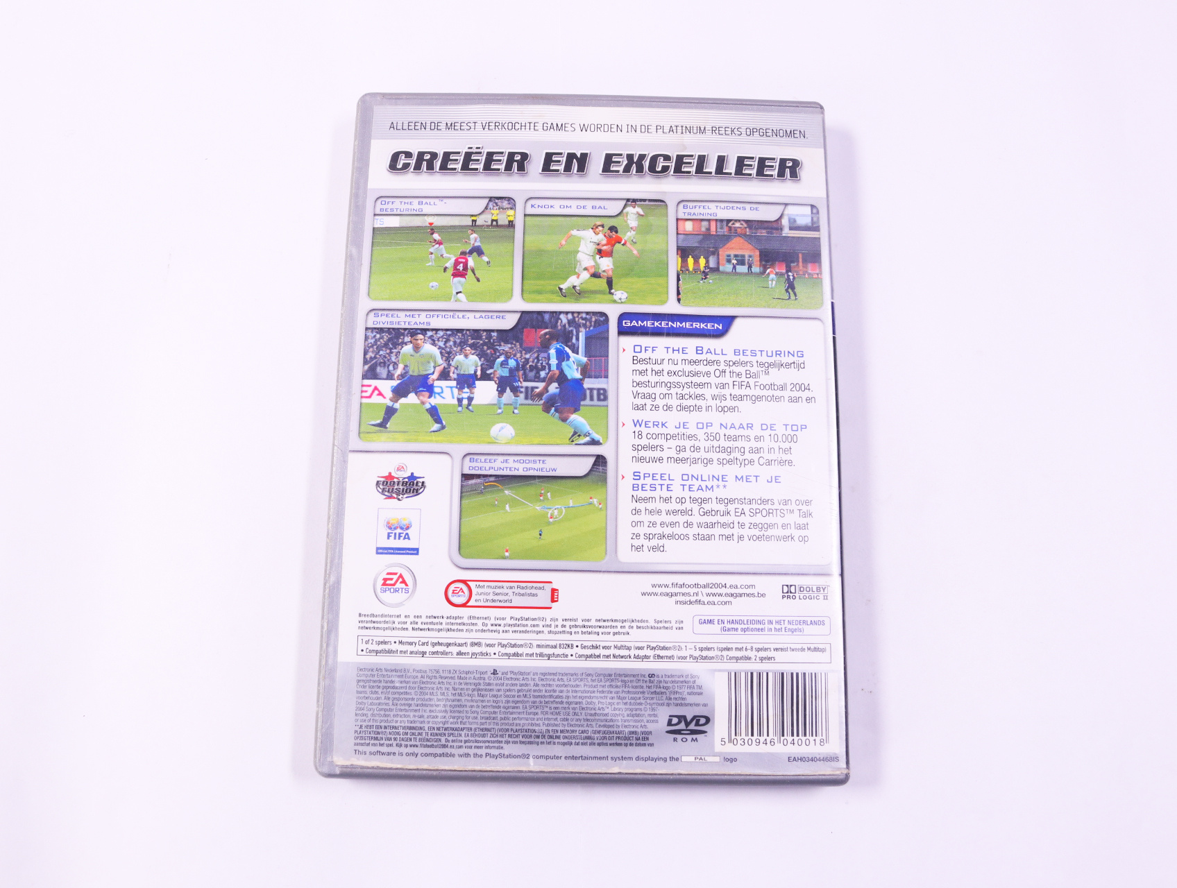 PlayStation 2 - FIFA Football 2004 [Platinum] [No Manual] - productfoto 2