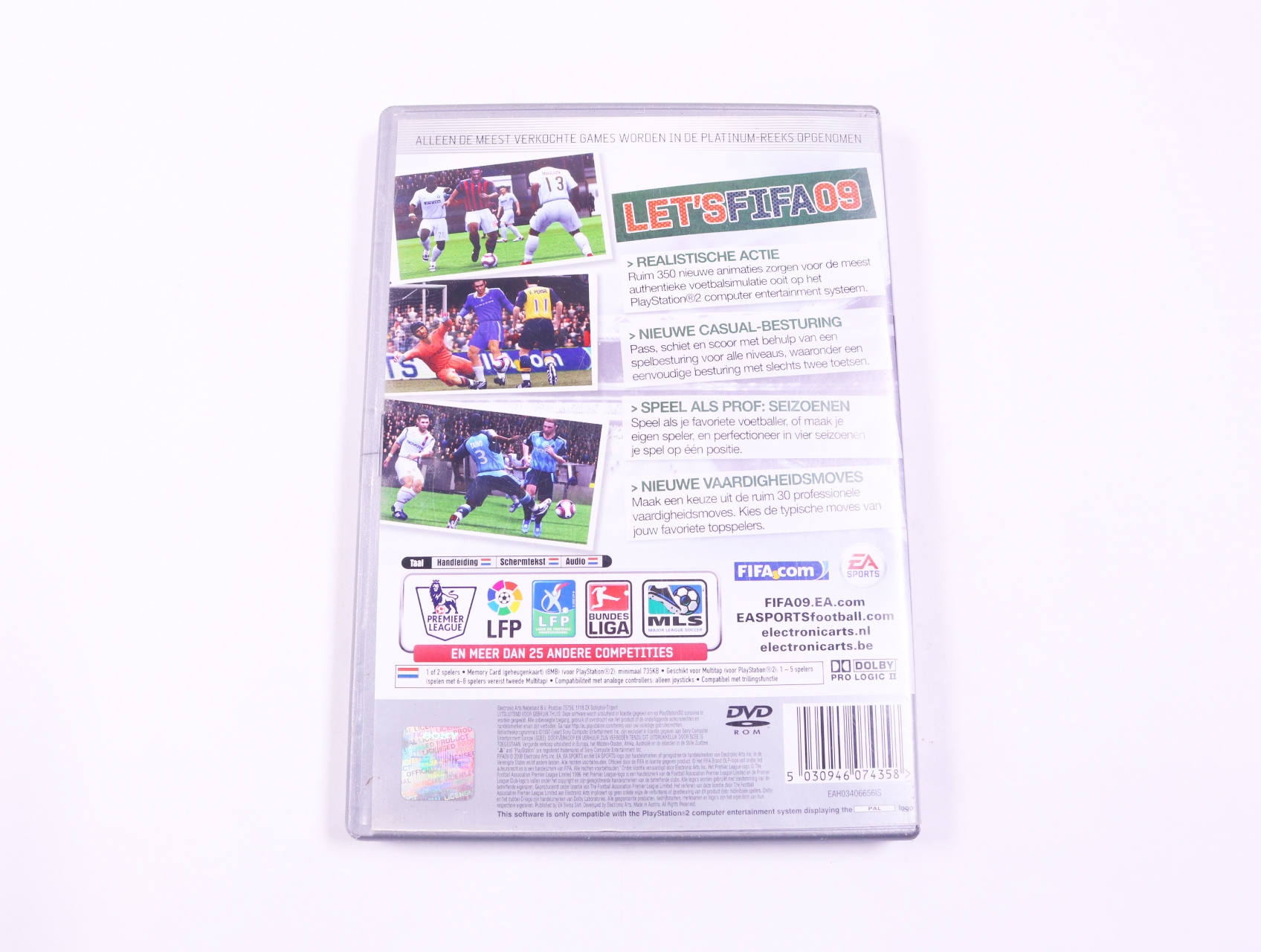 Playstation 2 - FIFA 09 [Platinum] [No Manual] - productfoto 2