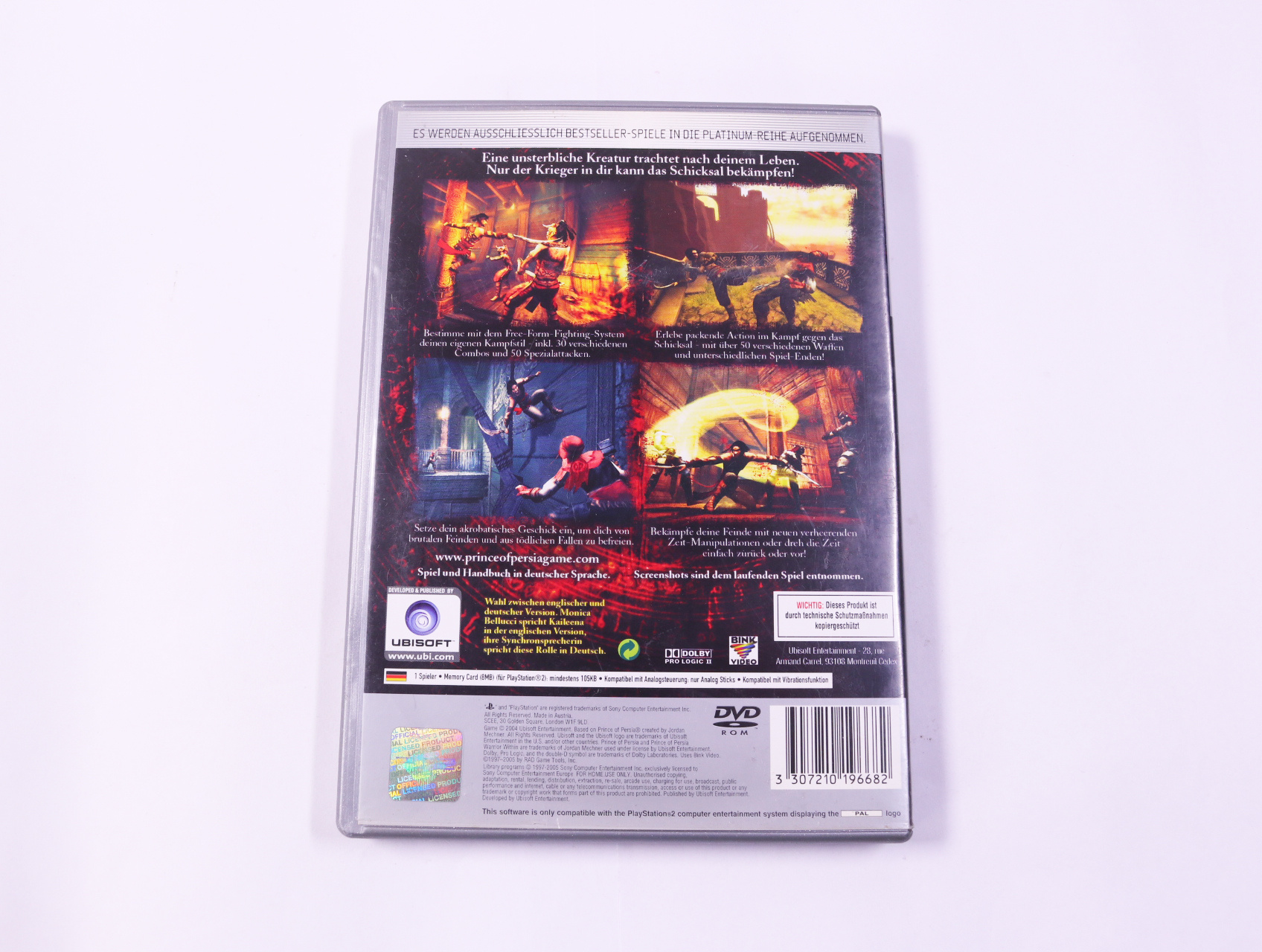 Playstation 2 - Prince of Persia: Warrior Within [Platinum] - productfoto 2