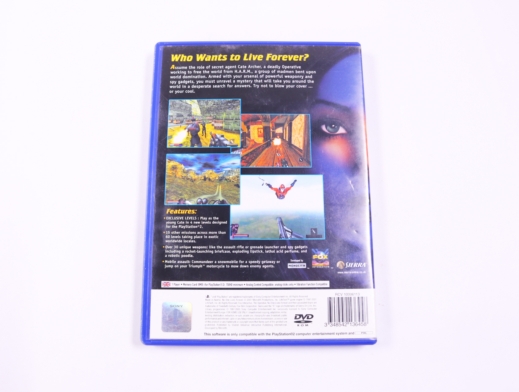 Playstation 2 - The Operative: No One Lives Forever - productfoto 2