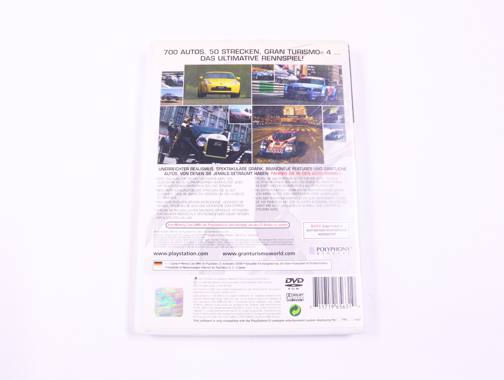 Playstation 2 - Gran Turismo 4 - productfoto 2