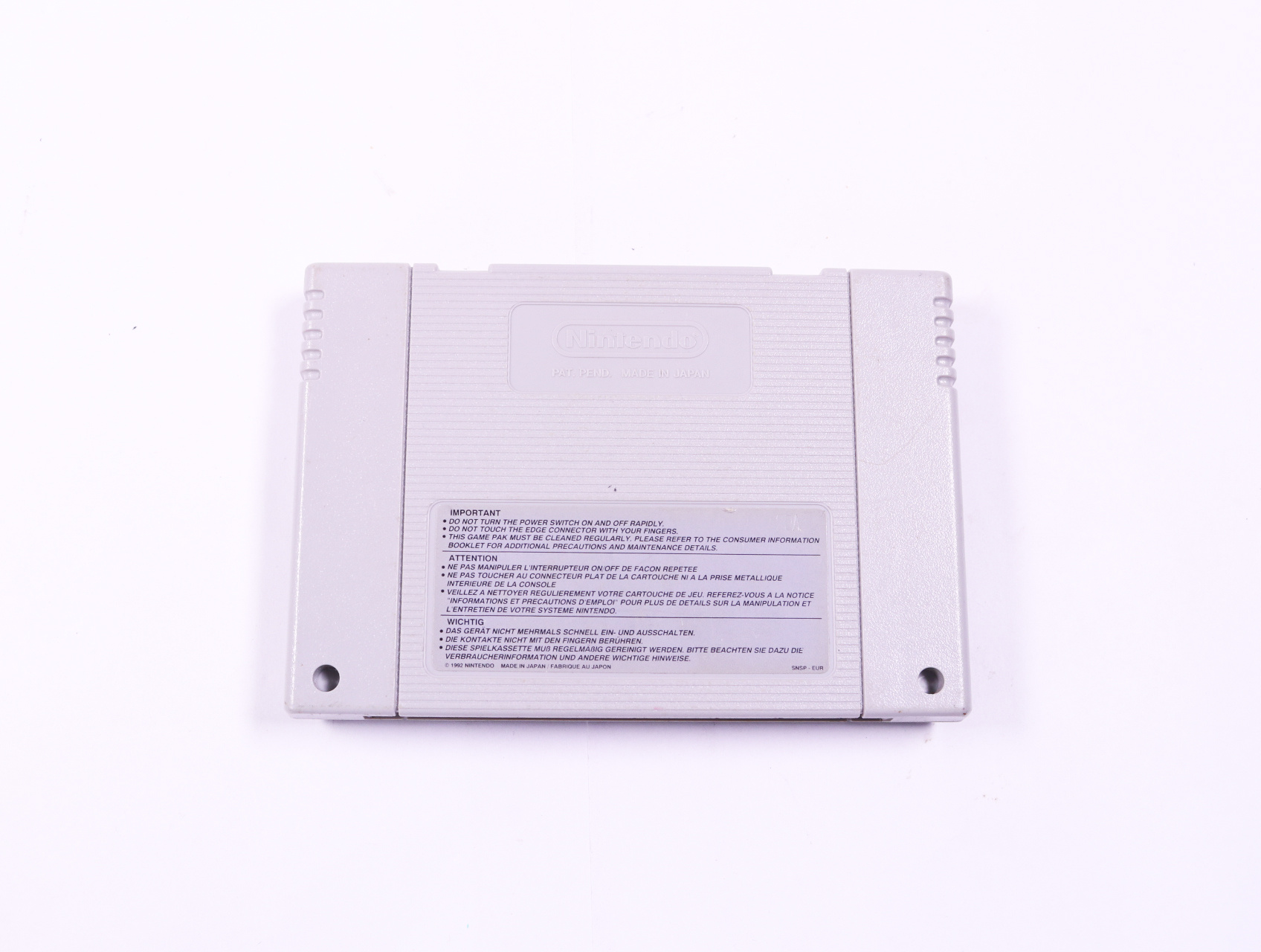 SNES - Super Tennis - productfoto 2