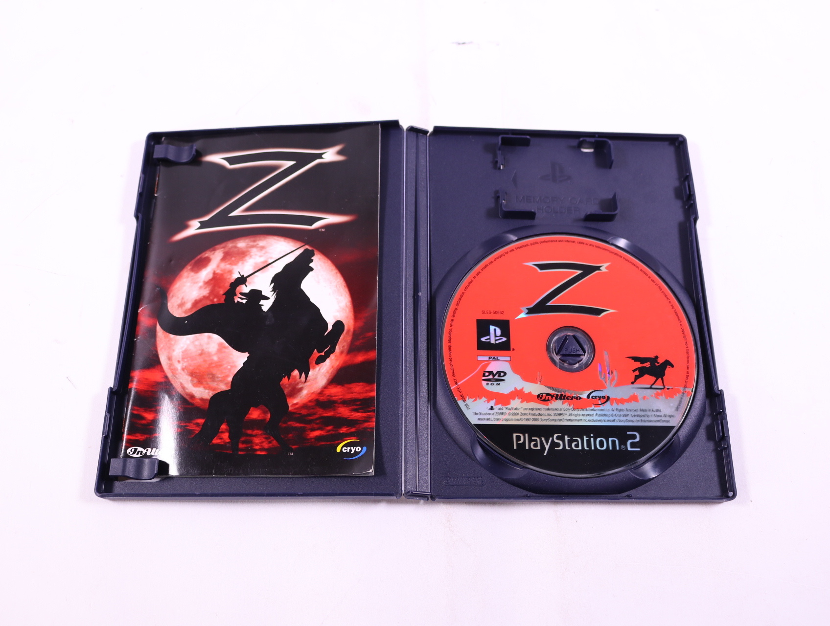 Playstation 2 - The Shadow of Zorro - In Utero - productfoto 3