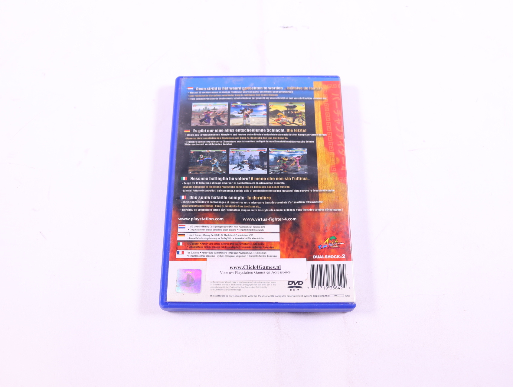 PlayStation 2 - Virtua Fighter 4 [No Manual] - productfoto 2