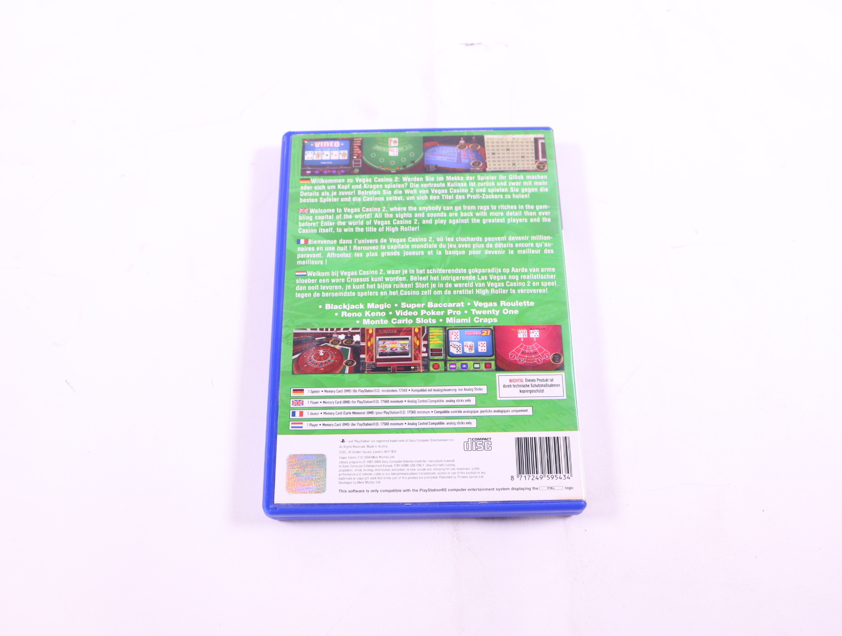 Playstation 2 - Vegas Casino 2 - productfoto 2