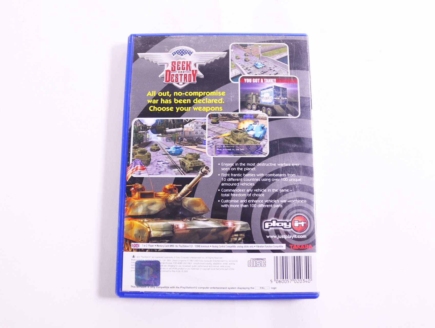 PlayStation 2 - Seek and Destroy - productfoto 2