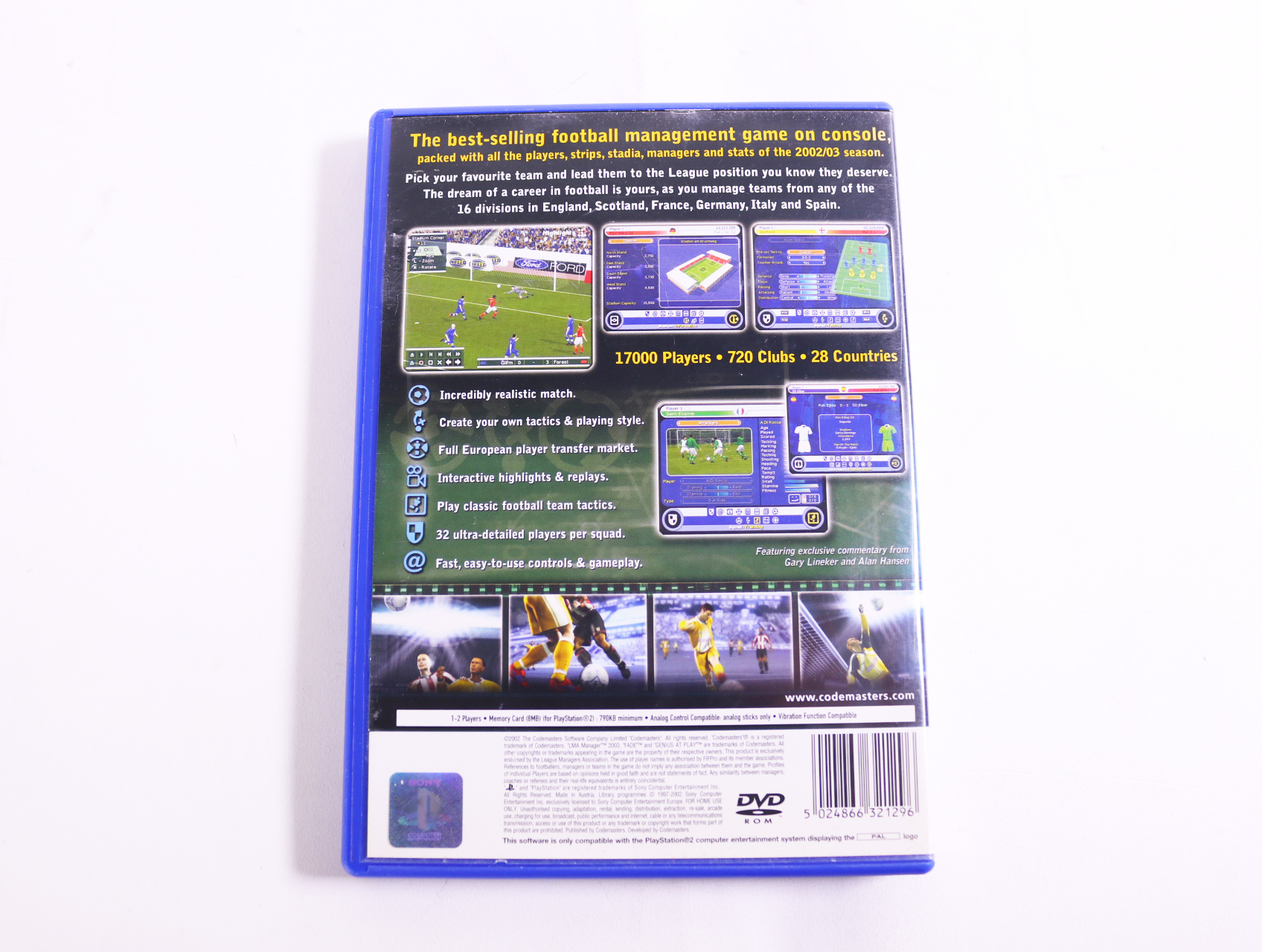 PlayStation 2 - LMA Manager 2003 - productfoto 2