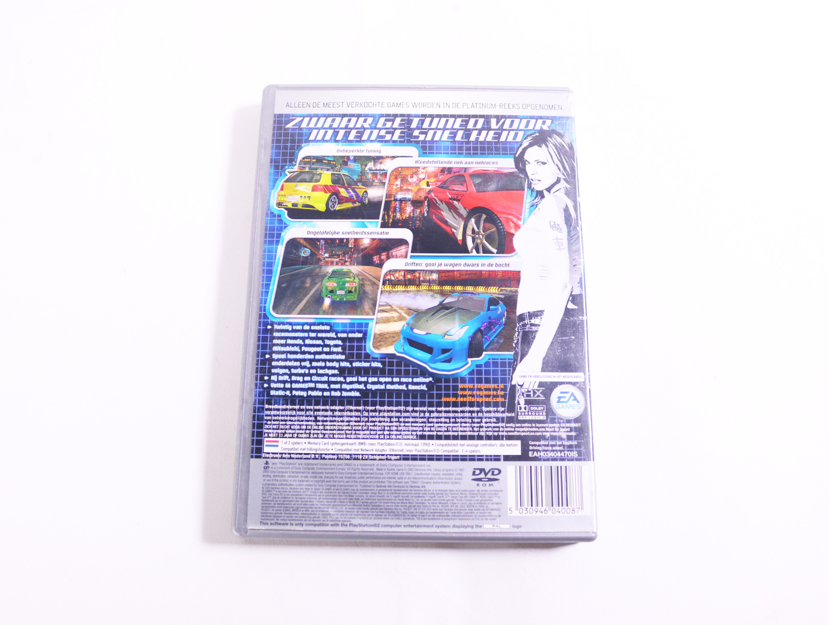 Playstation 2 - Need for Speed: Underground [Platinum] - productfoto 2