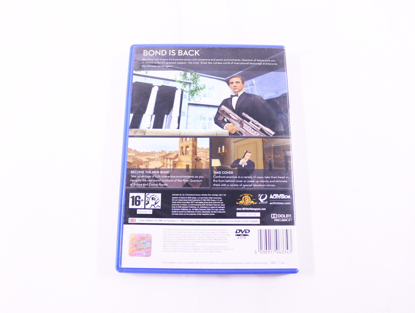 PlayStation 2 - 007: Quantum of Solace - productfoto 2