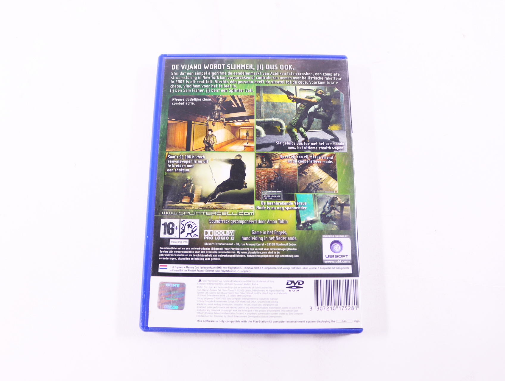 Playstation 2 - Tom Clancy's Splinter Cell: Chaos Theory - productfoto 2
