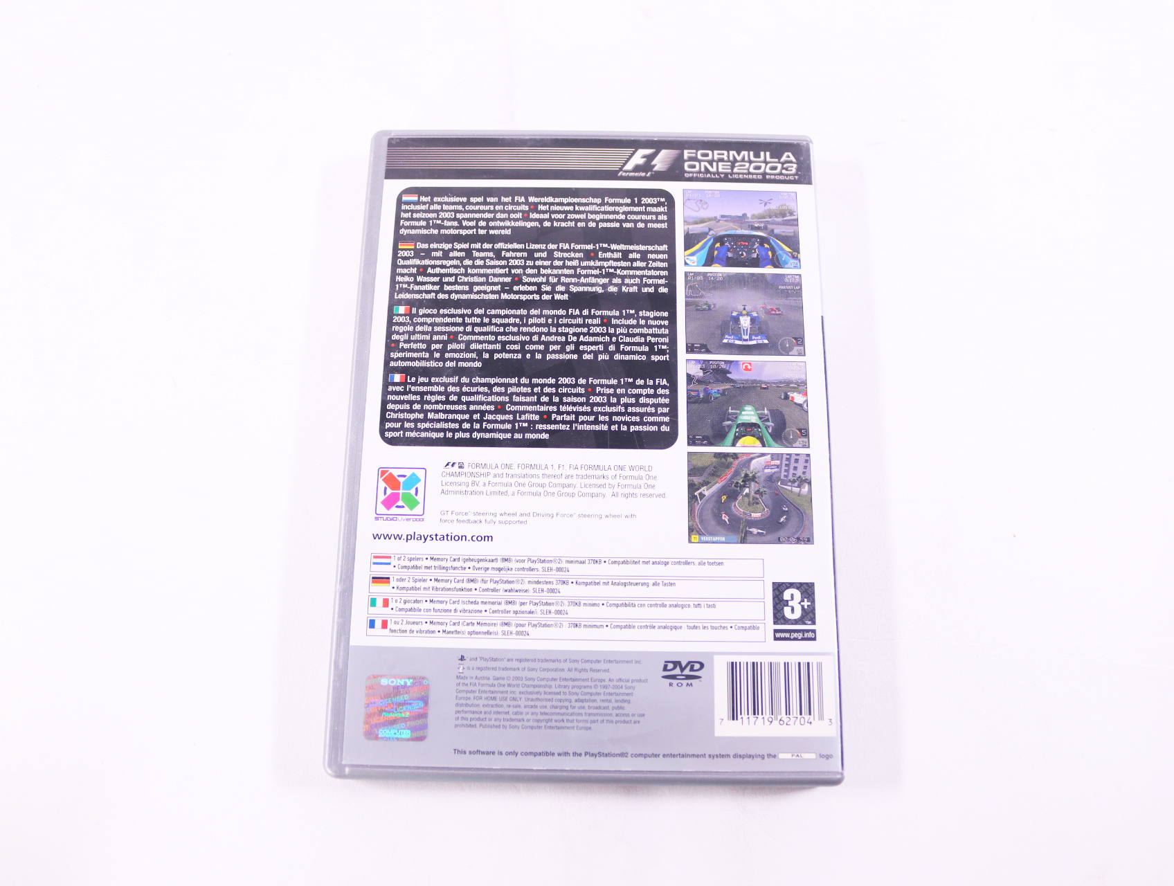 PlayStation 2 - Formula One 2003 [Platinum] - productfoto 2