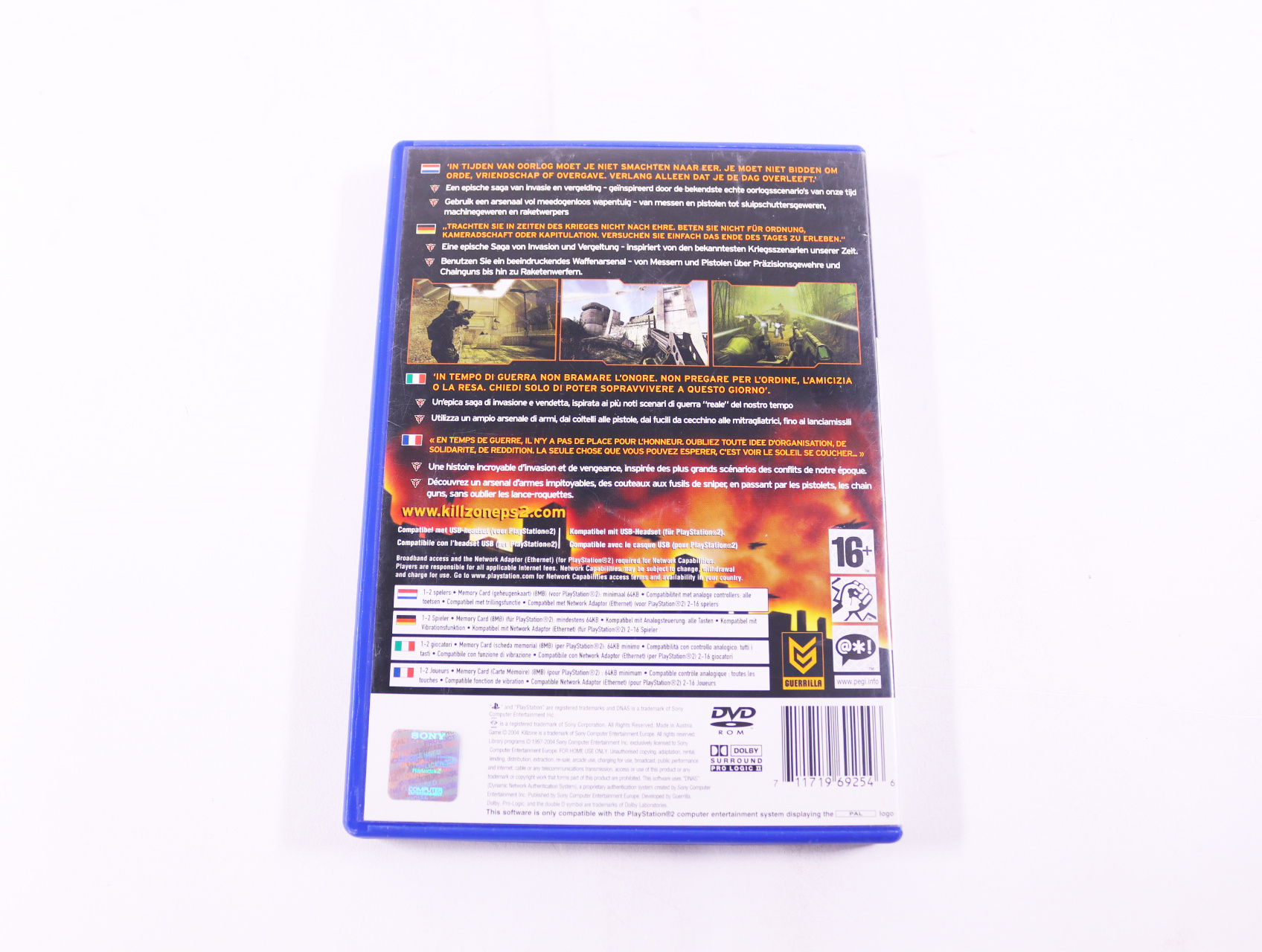 PlayStation 2 - Killzone - productfoto 2
