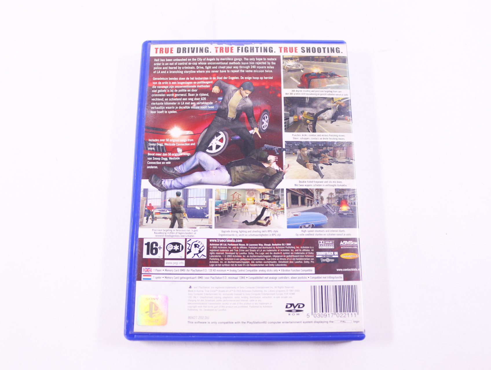 Playstation 2 - True Crime: Streets of LA - productfoto 2