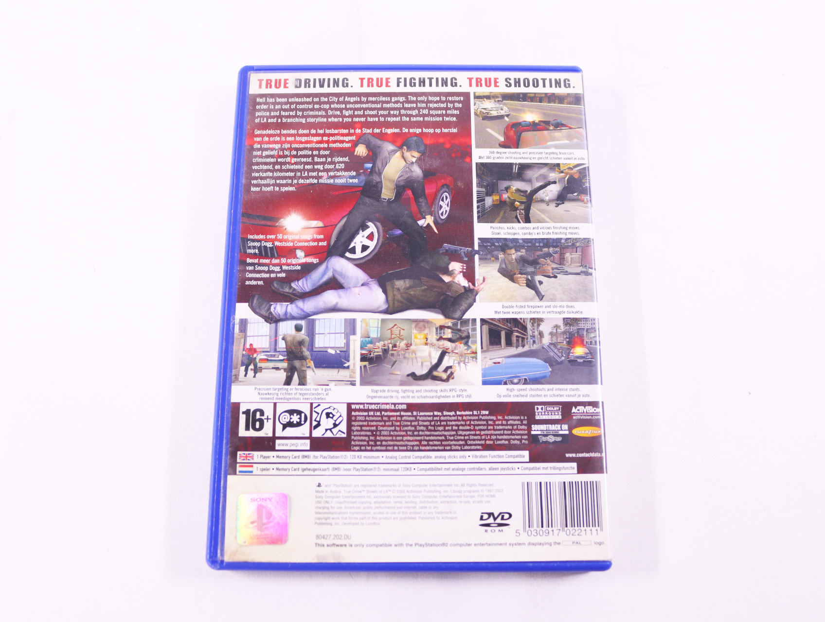 PlayStation 2 - True Crime: Streets of LA [No Manual] - productfoto 2