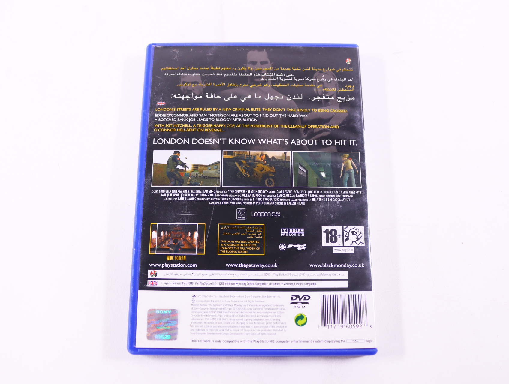 PlayStation 2 - The Getaway: Black Monday - productfoto 2
