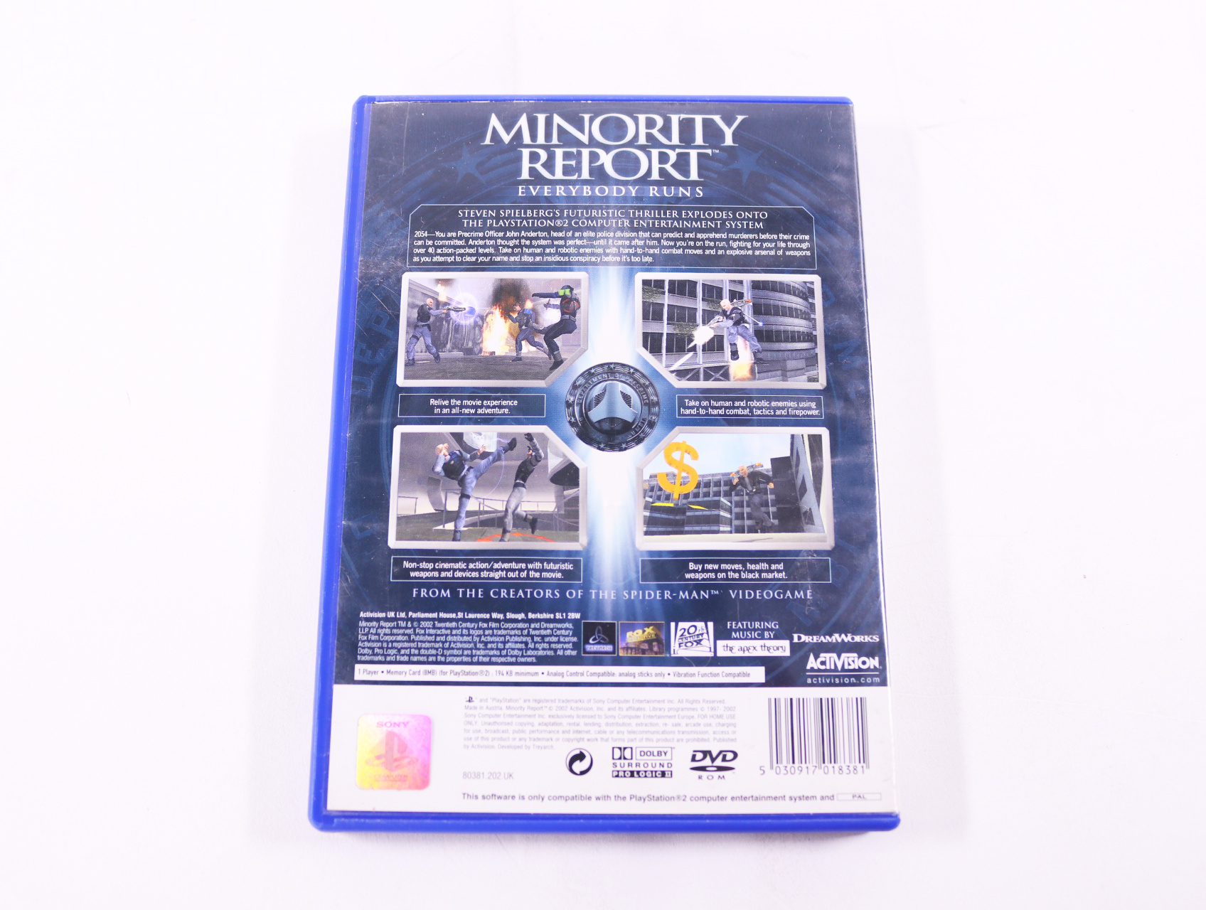 Playstation 2 - Minority Report: Everybody Runs - productfoto 2