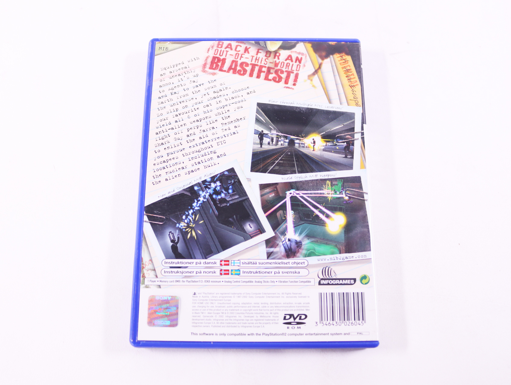 PlayStation 2 - Men in Black II: Alien Escape - productfoto 2