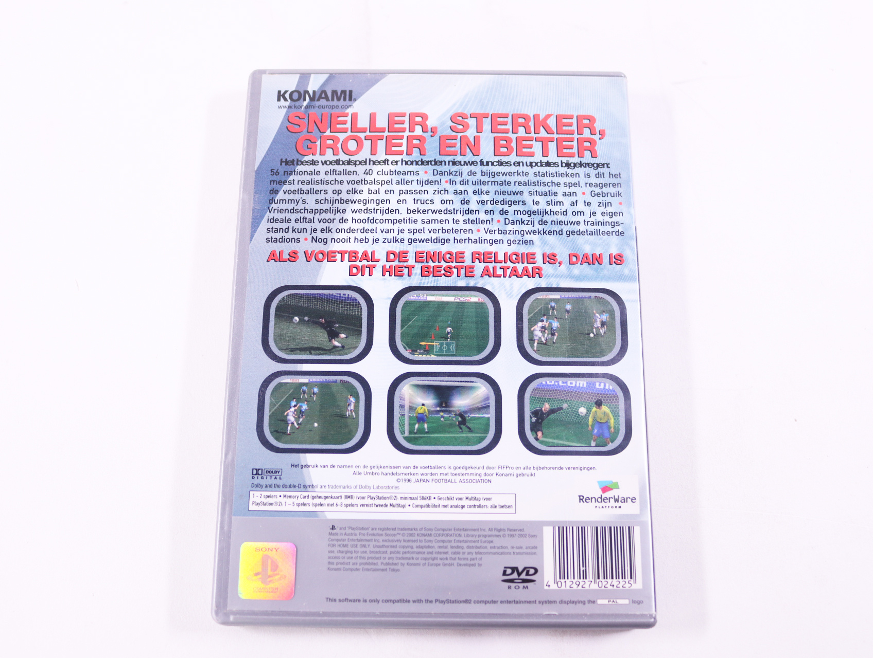 PlayStation 2 - Pro Evolution Soccer 2 [Platinum] - productfoto 2