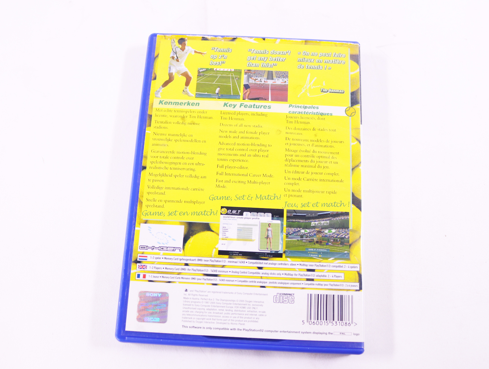Playstation 2 - Perfect Ace 2: The Championships - productfoto 2