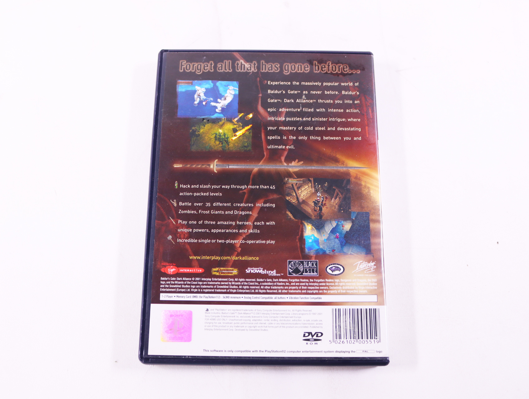 PlayStation 2 - Baldur's Gate: Dark Alliance - productfoto 2