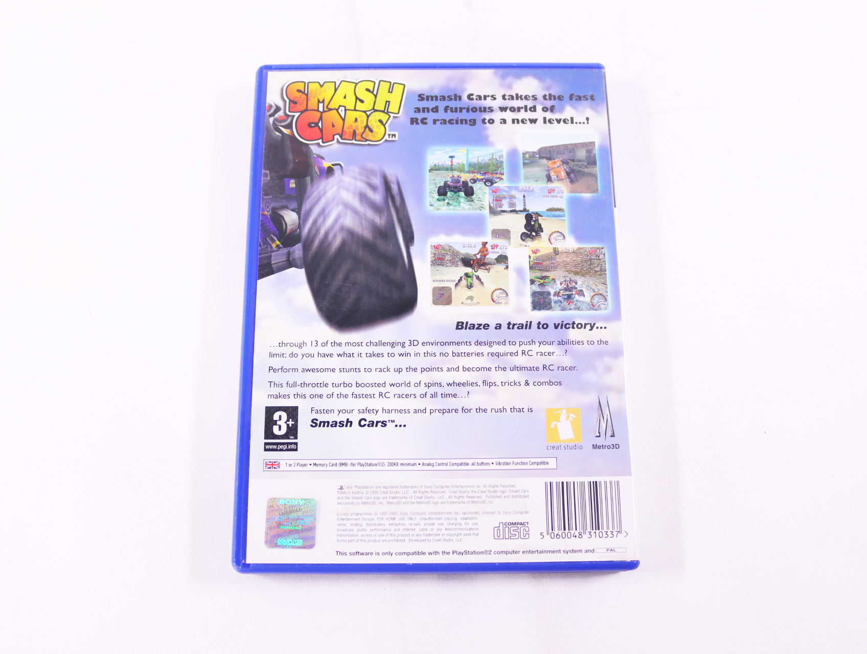 PlayStation 2 - Smash Cars - Creat Games - productfoto 2