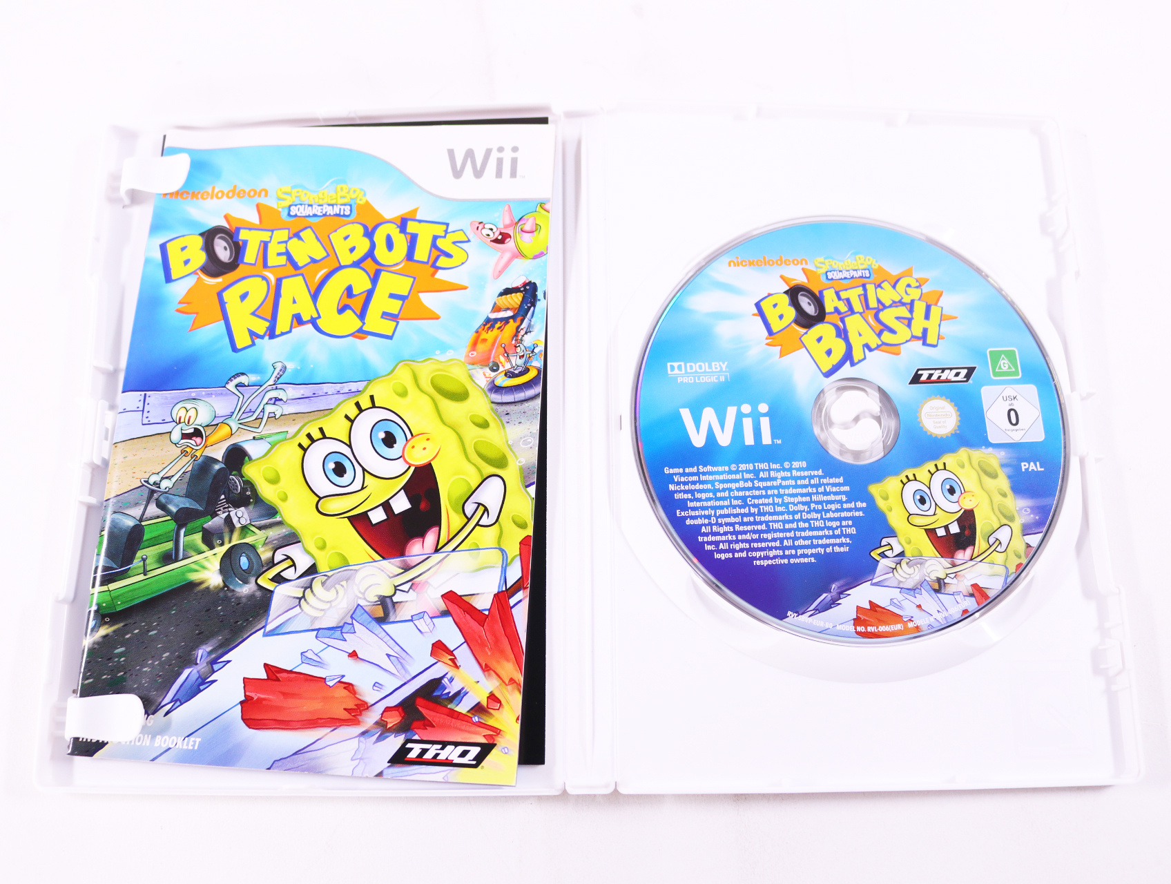 Wii - SpongeBob SquarePants: Boating Bash - productfoto 3