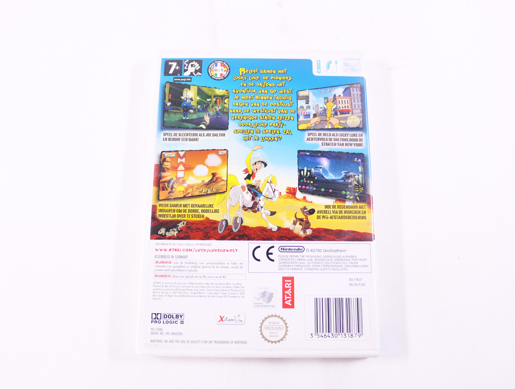 Wii - Go West! A Lucky Luke Adventure - productfoto 2