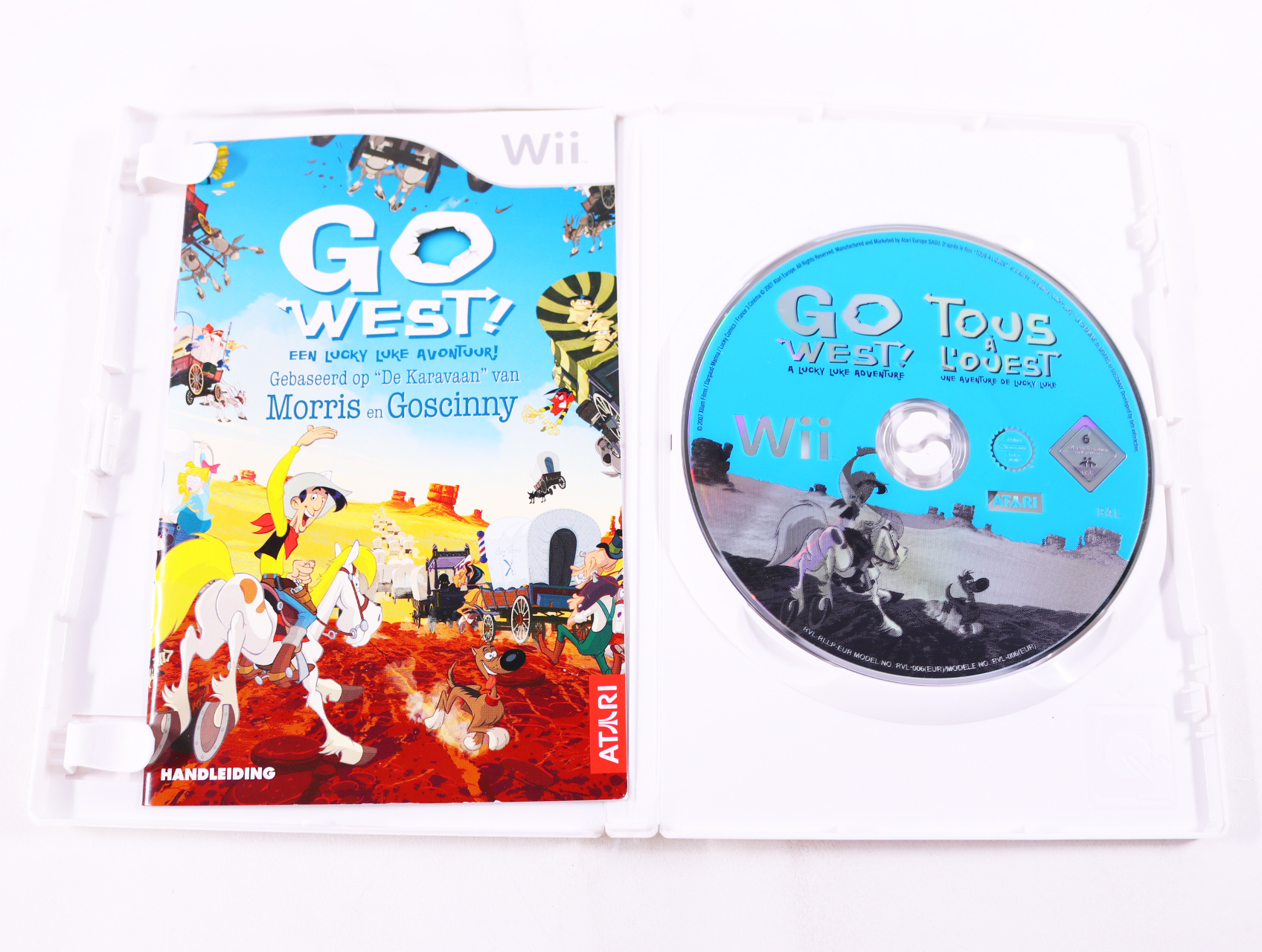 Wii - Go West! A Lucky Luke Adventure - productfoto 3