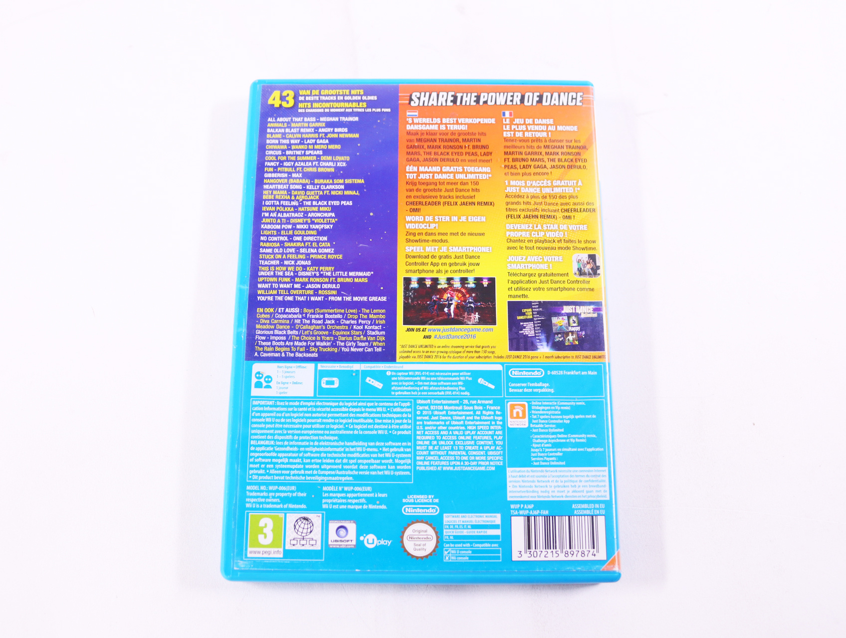 Wii U - Just Dance 2016 - productfoto 2